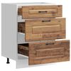 vidaXL Kitchen Base Cabinet Old wood Engineered wood Standard