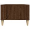 vidaXL Coffee Table Brown Oak Engineered Wood, Solid Eucalyptus Wood Large