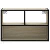 vidaXL TV Cabinet Sonoma Oak Engineered wood, metal TV Cabinet