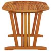 vidaXL Garden Table Natural Wood Solid Eucalyptus Wood Medium Extendable