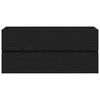 vidaXL Sink Cabinet Black oak 100 x 39 x 62 cm Engineered wood