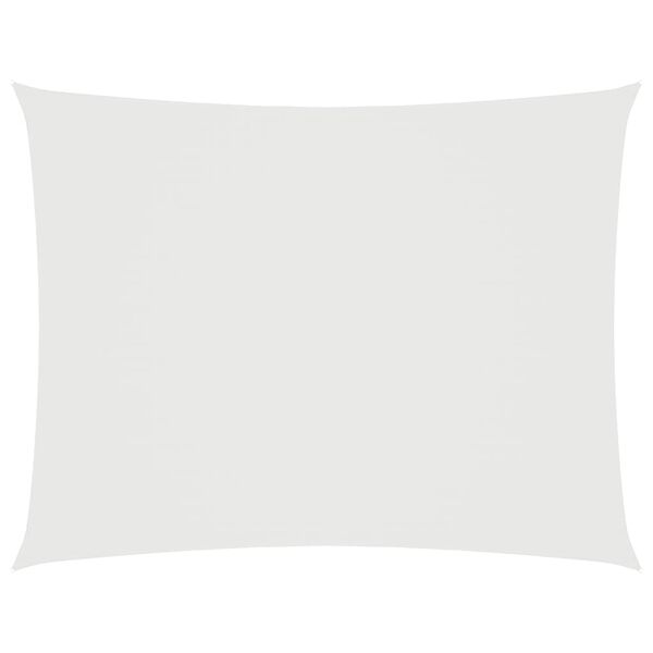 vidaXL Sunshade Sail Oxford Fabric Rectangular 9.8x16.4' White