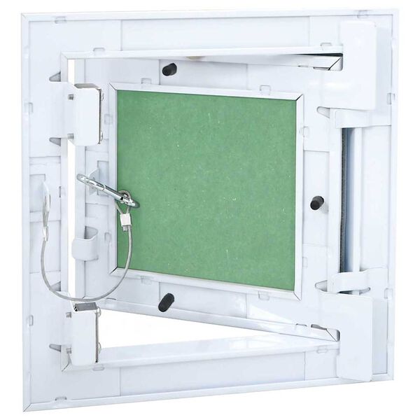 vidaXL Access Panel White 7.9" x 7.9" Aluminium and Plasterboard