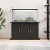 vidaXL Aquarium Stand Black Oak 39.8x16.1x22.8" Engineered Wood