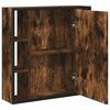 vidaXL Bathroom Mirror Cabinet Smoked oak