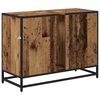 vidaXL Bathroom Cabinet with Shelf Old Wood 31.50 x 12.99 x 23.62 in