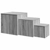 vidaXL Side Table Set of 3 Grey sonoma Engineered wood Coffee Table