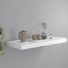 vidaXL Wall Shelf White Honeycomb MDF, metal Medium Floating Wall Shelf