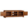 vidaXL TV Cabinet Honey Brown Solid Acacia Wood Medium TV Cabinet