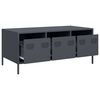 vidaXL Coffee Table Anthracite Cold-rolled steel 40.0 x 19.7 x 17.1 in