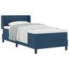 vidaXL Box Spring Bed with Mattress with Mattress Blue 35.4" x 78.7