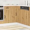 vidaXL Kitchen Corner Base Cabinet Artisan oak Engineered wood Large