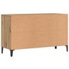 vidaXL Sideboard Artisan oak Engineered wood 39.4 x 14.2 x 23.6 in