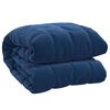 vidaXL Weighted Blanket Blue Polyester microfiber 28.7 lbs