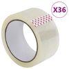 vidaXL Packaging Tape 36 pcs Transparent 1.89 " x 216.5 '