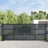 vidaXL Garden Gate Anthracite 157.5x59.1" Steel