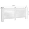 vidaXL Radiator Covers 2 pcs White 67.7"x7.5"x32.1" MDF