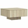 vidaXL Coffee Table Sonoma Oak Engineered Wood Medium Durable