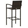 vidaXL Garden Bar Set Brown Solid acacia wood Standard Durable