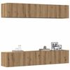 vidaXL TV Cabinet Set of 4 Artisan Oak Engineered Wood Medium
