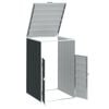 vidaXL Wheelie Bin Storage for Single Bin Anthracite 28.3"x31.9"x45.3" Steel