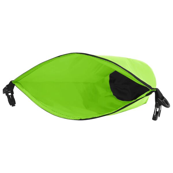 vidaXL Dry Bag with Zipper Green 7.9 gal PVC