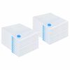 vidaXL Storage Bags 20 pcs Transparent and Blue 39.37 x 31.50 in