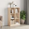 vidaXL Bookcase 27.6"x13"x43.3" Solid Wood Pine