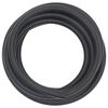 vidaXL Hybrid Air Hose Black 0.6" 16.4' Rubber and PVC
