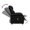 vidaXL Massage Chair Black Faux leather, wood, metal