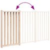 vidaXL Dog Gate Set of 3 Solid fir wood 59.1 in Foldable Dog Gate