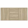 vidaXL Sideboard Sonoma Oak Engineered Wood Medium Storage Sideboard