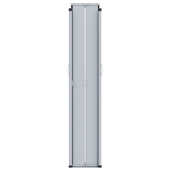 vidaXL Side Awning Brown Polyester Extra Long Retractable Awning