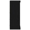 vidaXL Sideboard Black oak 41 x 37 x 100 cm Engineered wood