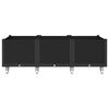 vidaXL Garden Planter Black Polypropylene Large Portable