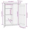 vidaXL Tool Shed Natural Treated pine 48.4 x 19.7 x 67.3 in