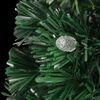vidaXL Artificial Christmas Tree Green Fiberglass, Steel 47.2 in