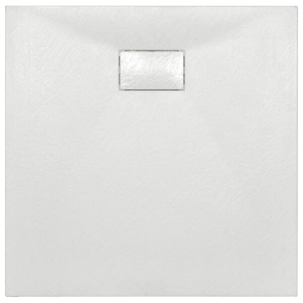 vidaXL Shower Base Tray SMC White 35.4"x35.4"