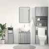 vidaXL Bathroom Cabinet Gray Sonoma Engineered wood Medium