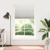 vidaXL Pleated Blind Light grey 100% Polyester 45.3x78.7 in