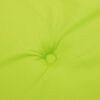 vidaXL Deck Chair Cushion Bright Green Oxford fabric (100% polyester)