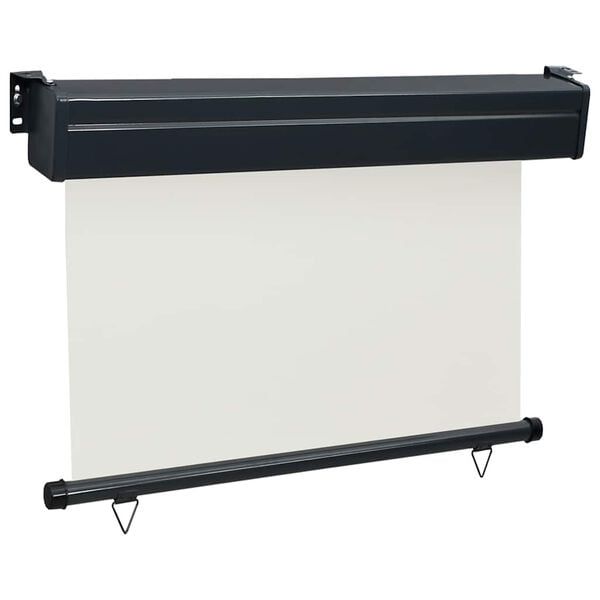 vidaXL Balcony Side Awning 33.5"x98.4" Cream