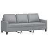 vidaXL Sofa Set Light grey