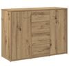 vidaXL Sideboard Artisan Oak 34.6x11.8x25.2" Engineered Wood