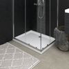 vidaXL Shower Base Tray with Dots White 35.4"x27.6"x1.6" ABS