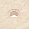 vidaXL Sink 15.7"x4.7" Marble Cream