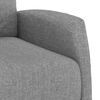 vidaXL Recliner Light Gray Fabric
