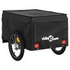 vidaXL Bike Trailer Black 99.2 lb Iron