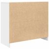 vidaXL Sideboard White Engineered Wood Medium Sideboard Rectangular