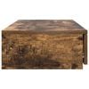 vidaXL Bed Drawers Smoked Oak 35.43 x 14.37 x 6.50 in Engineered Wood